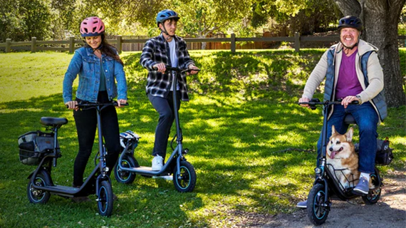 Discover the Versatility of the GYROOR C Series e Scooter with Seat