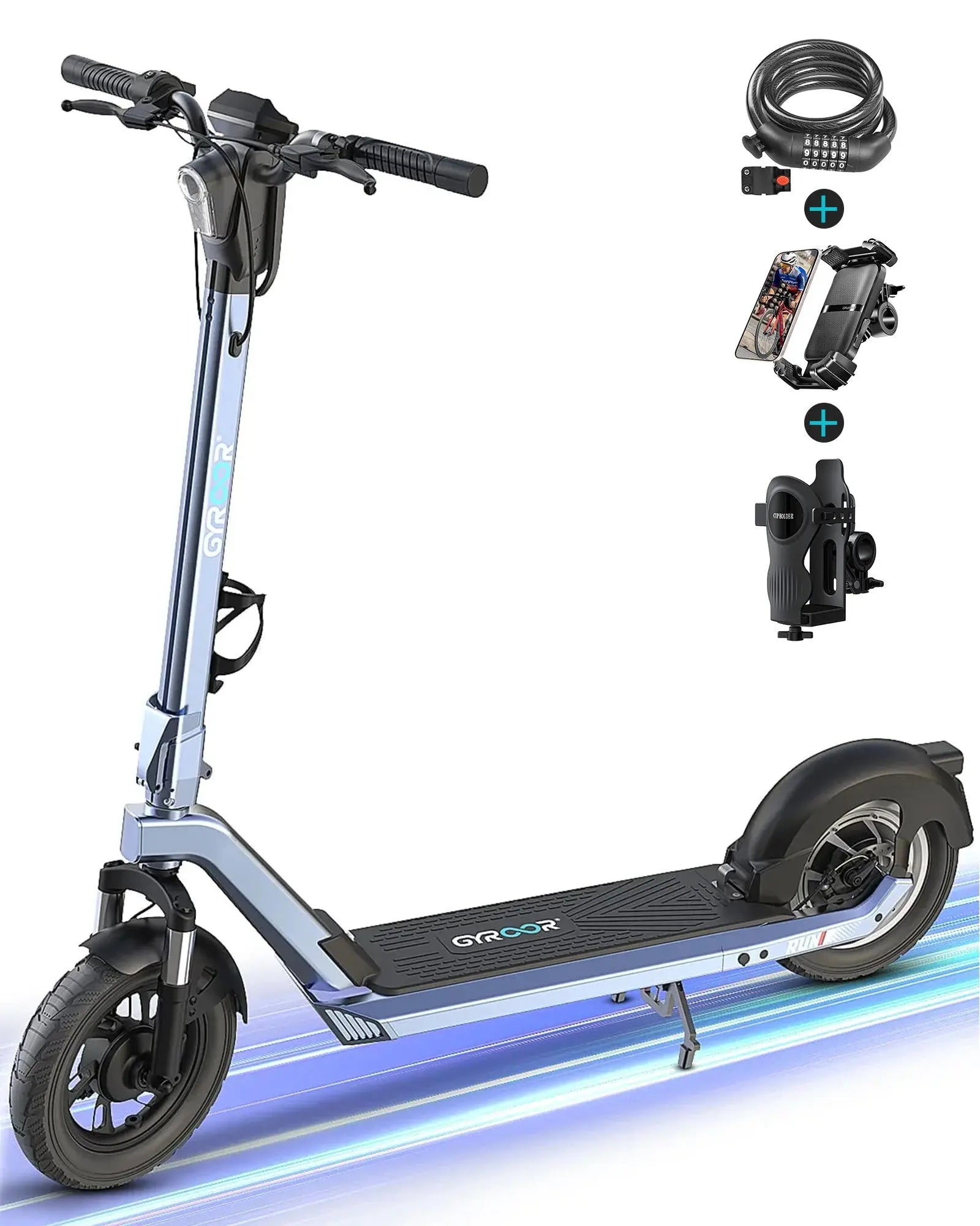 Gyroor X3 foldable electric scooter with a 700W peak motor for urban commuting