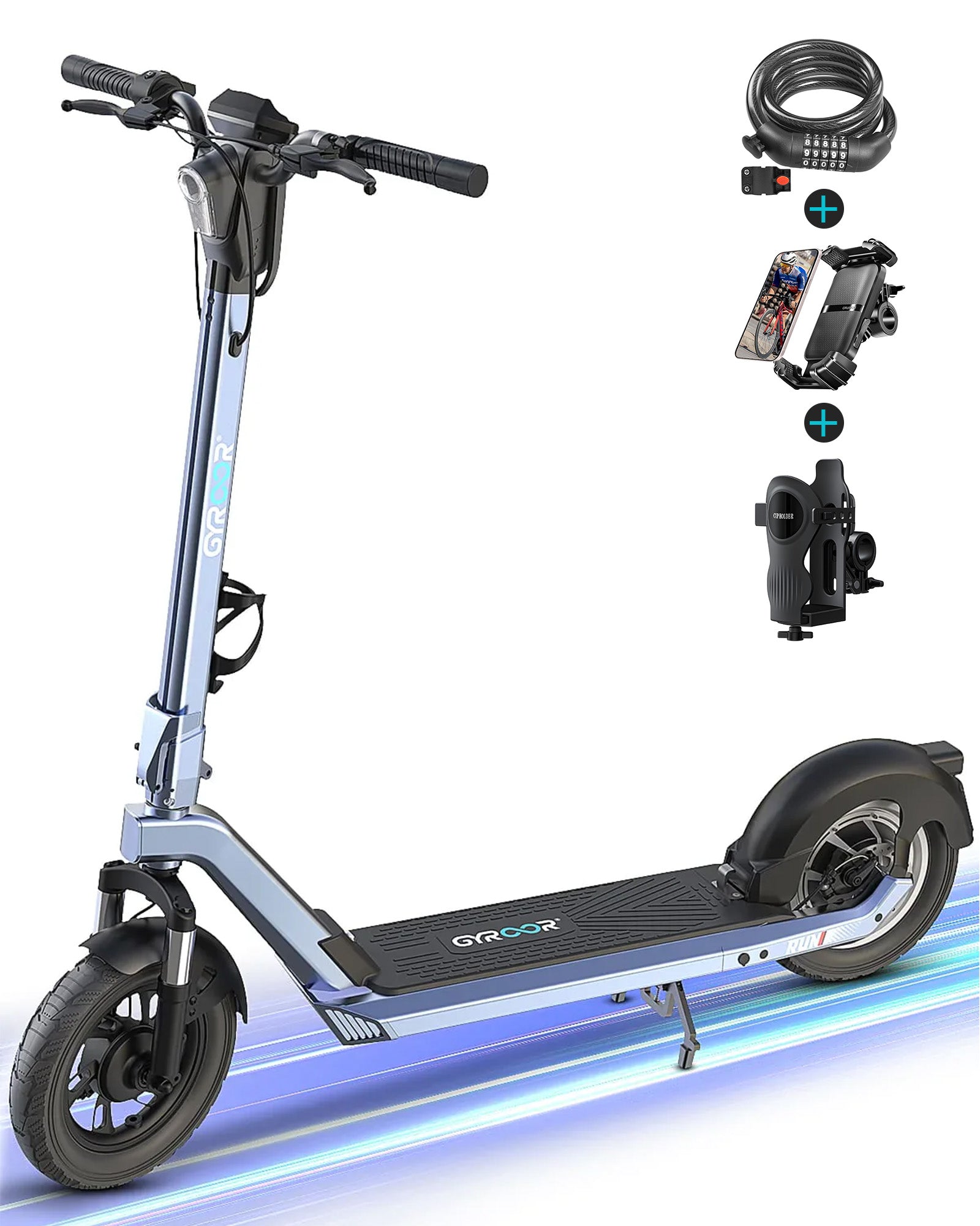 Gyroor X3 Foldable Electric Scooter 700W Commuter Essentials Kit