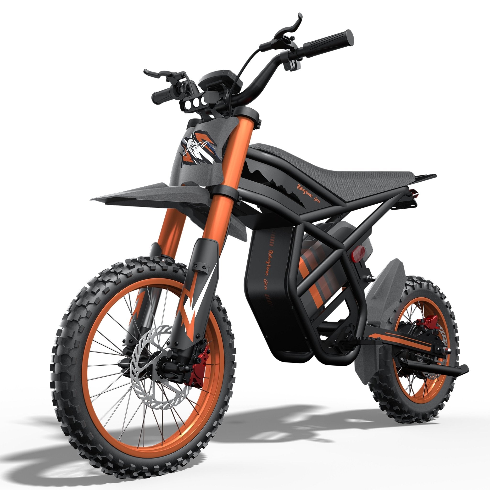 Vélo de saleté électrique, moto électrique 2400W (pic), max 37 mph et 85 milles de longueur (amélioré)