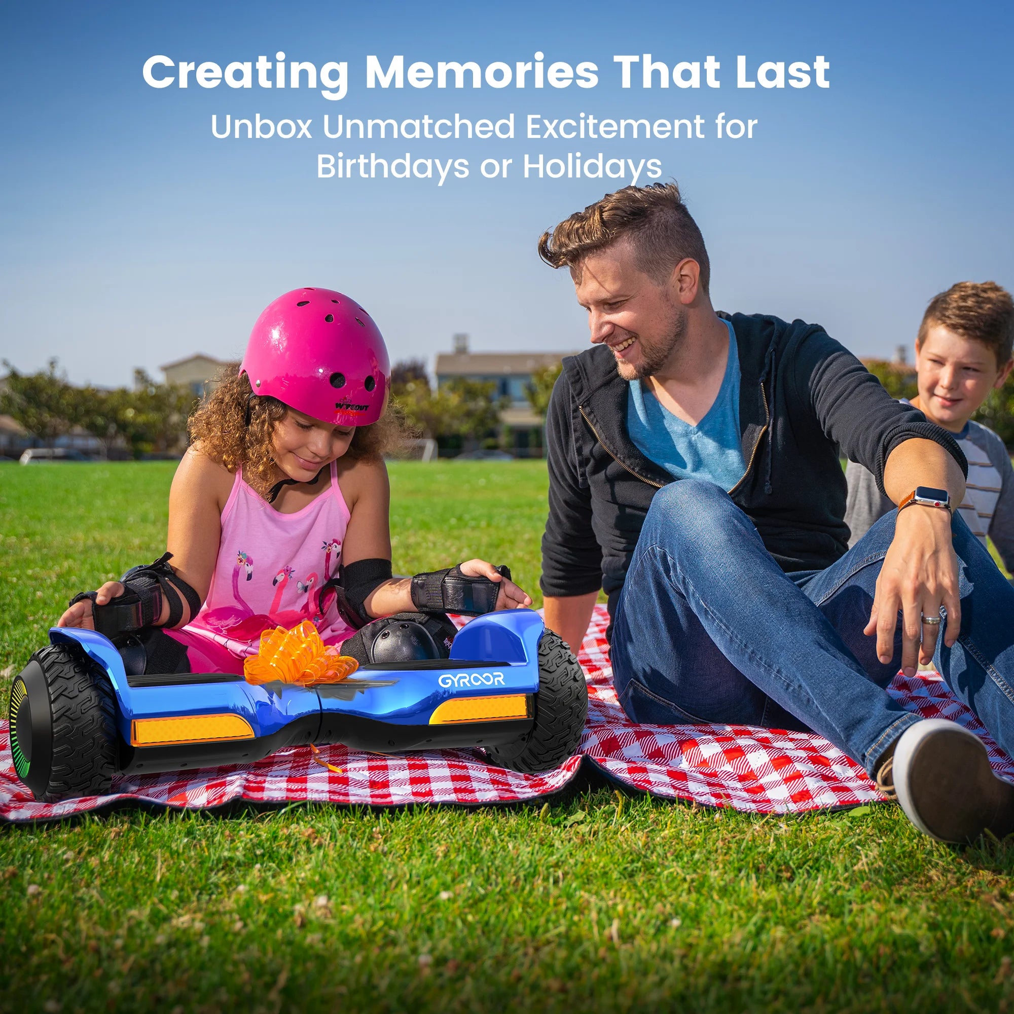 Gyroor Hoverboard New G13 All Terrain Hoverboard with LED Lights, Off Road Hoverboard with Bluetooth for Kids ages 6-12 and Adults
