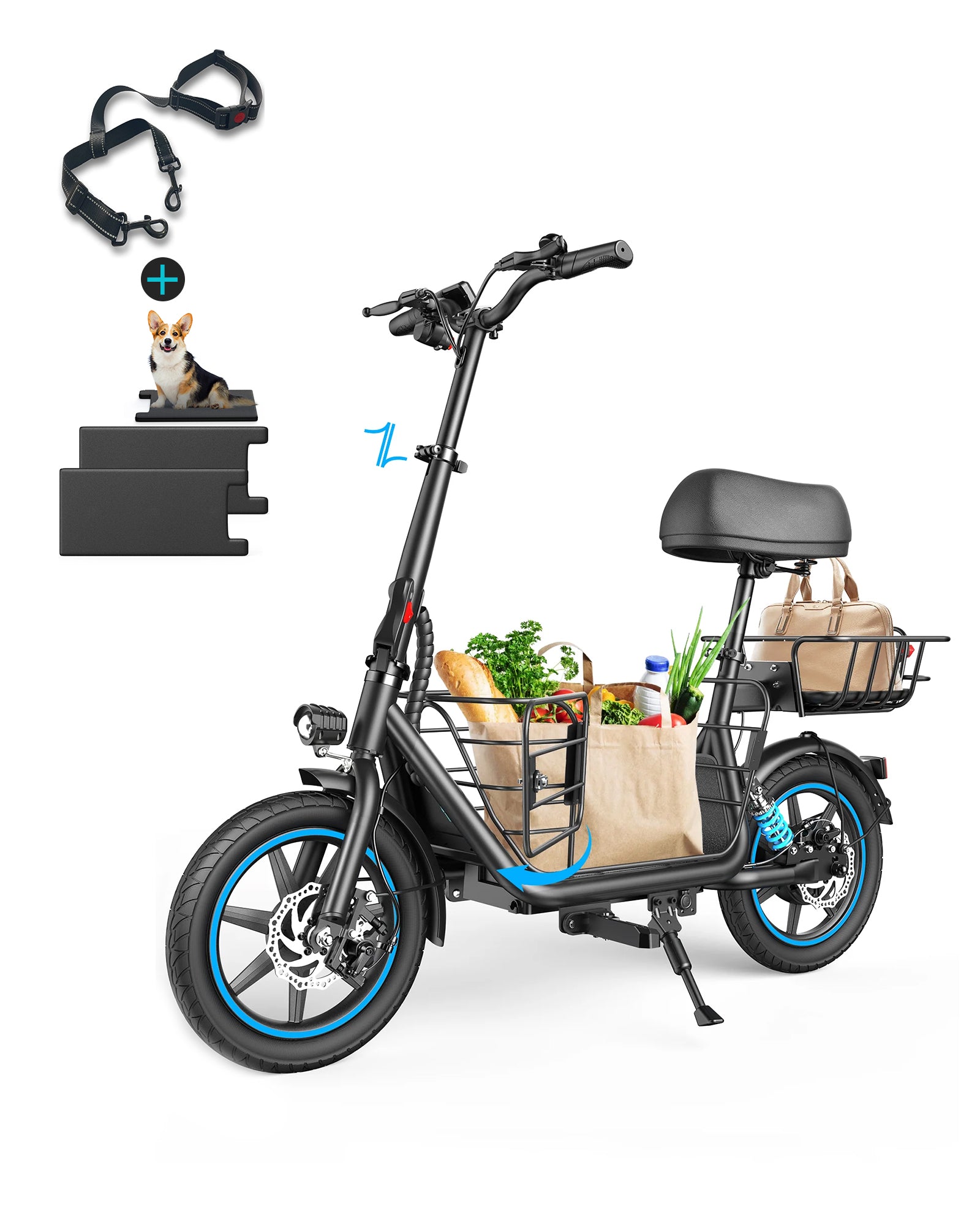 GYROOR C1 450W Electric Scooter with Seat, Powerful Motor up to 22 Miles Range, Folding Electric Scooter for Adult Max Speed 15.5Mph, Electric Scooter for Commuting with Basket GYROOR C1 450W Electric Scooter with Seat, Powerful Motor up to 22 Miles Range, Folding Electric Scooter for Adult Max Speed 15.5Mph, Electric Scooter for Commuting with Basket