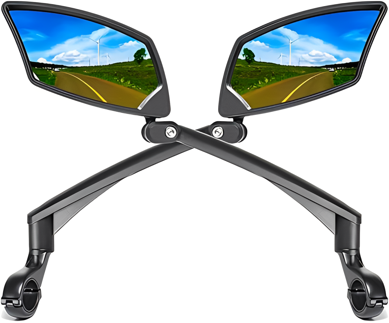 Ajustable and Rotatable Handlebar Mirror - E-Bike & Scooter