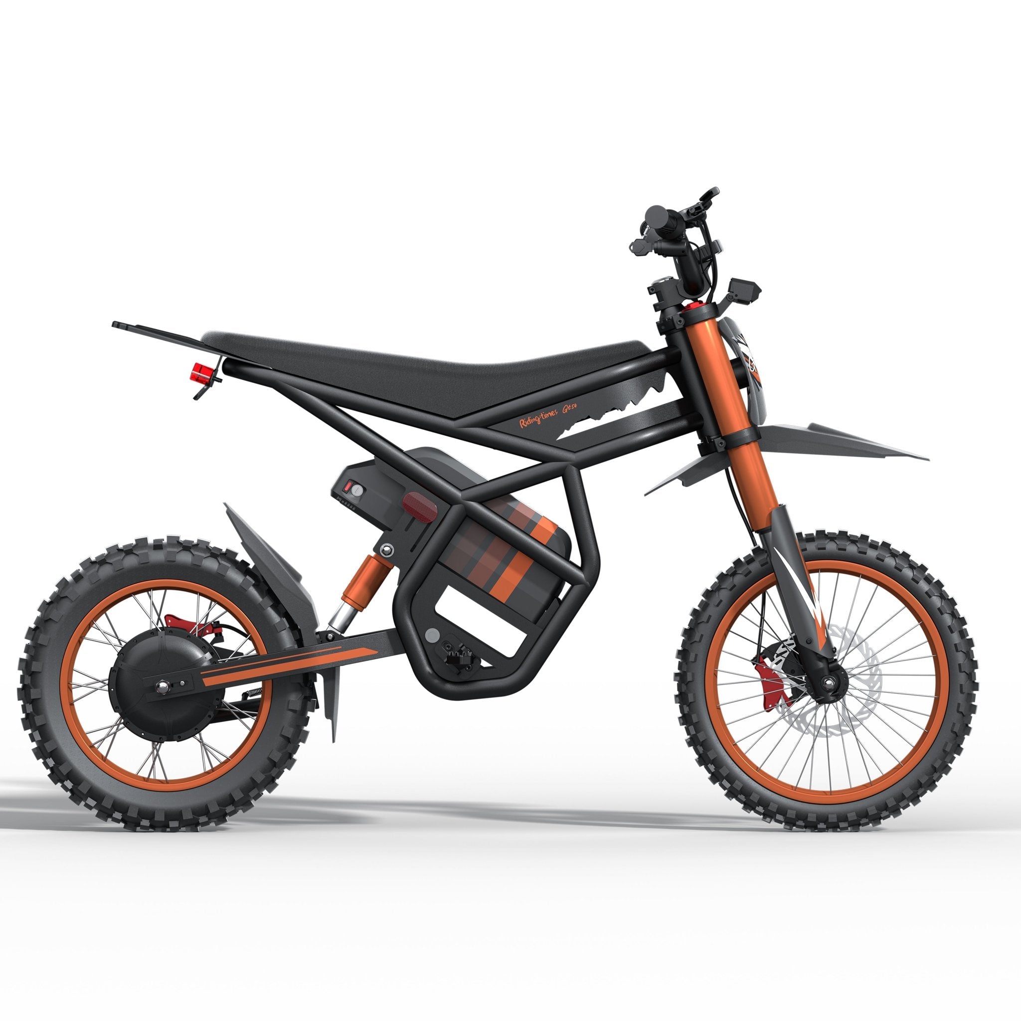 Vélo de saleté électrique, moto électrique 2400W (pic), max 37 mph et 85 milles de longueur (amélioré)