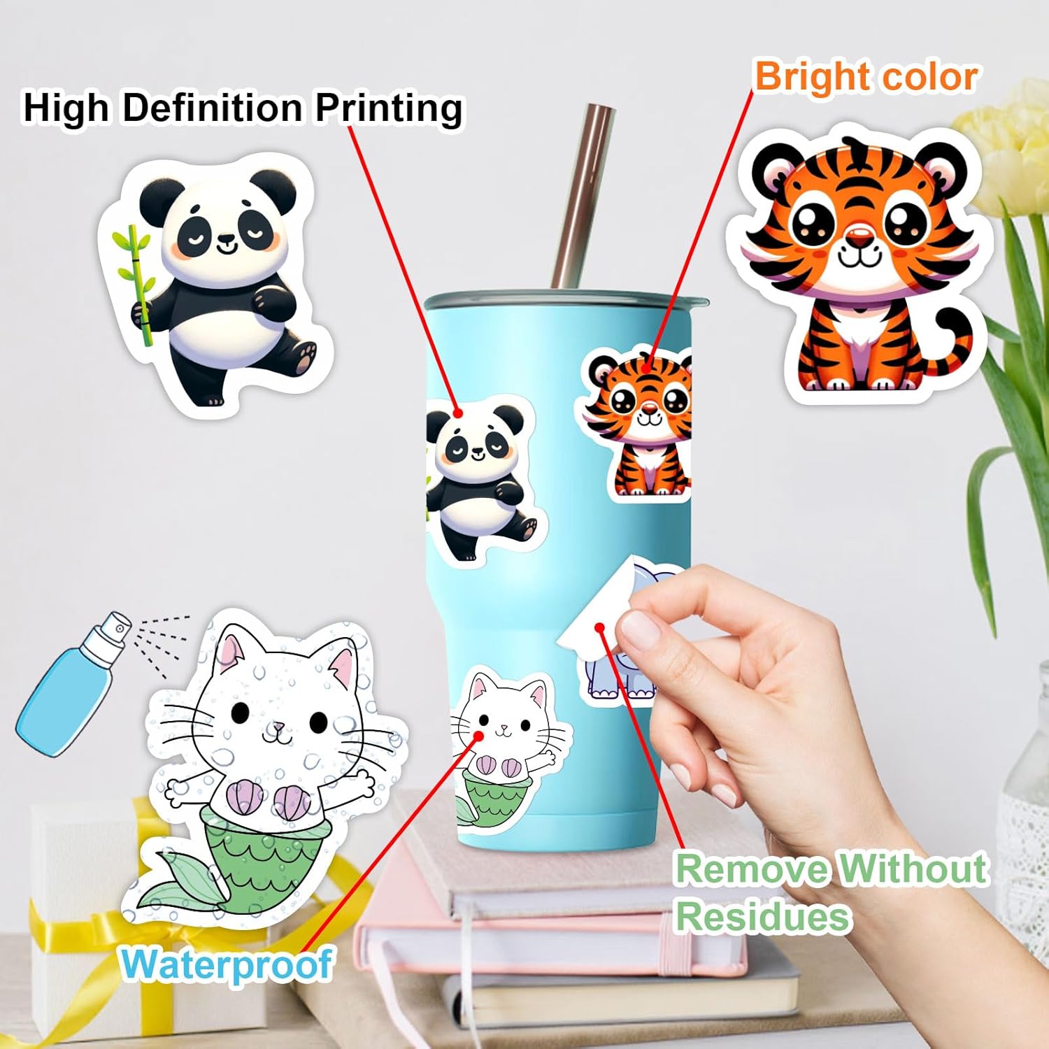 100 PCS Stickers for Kids