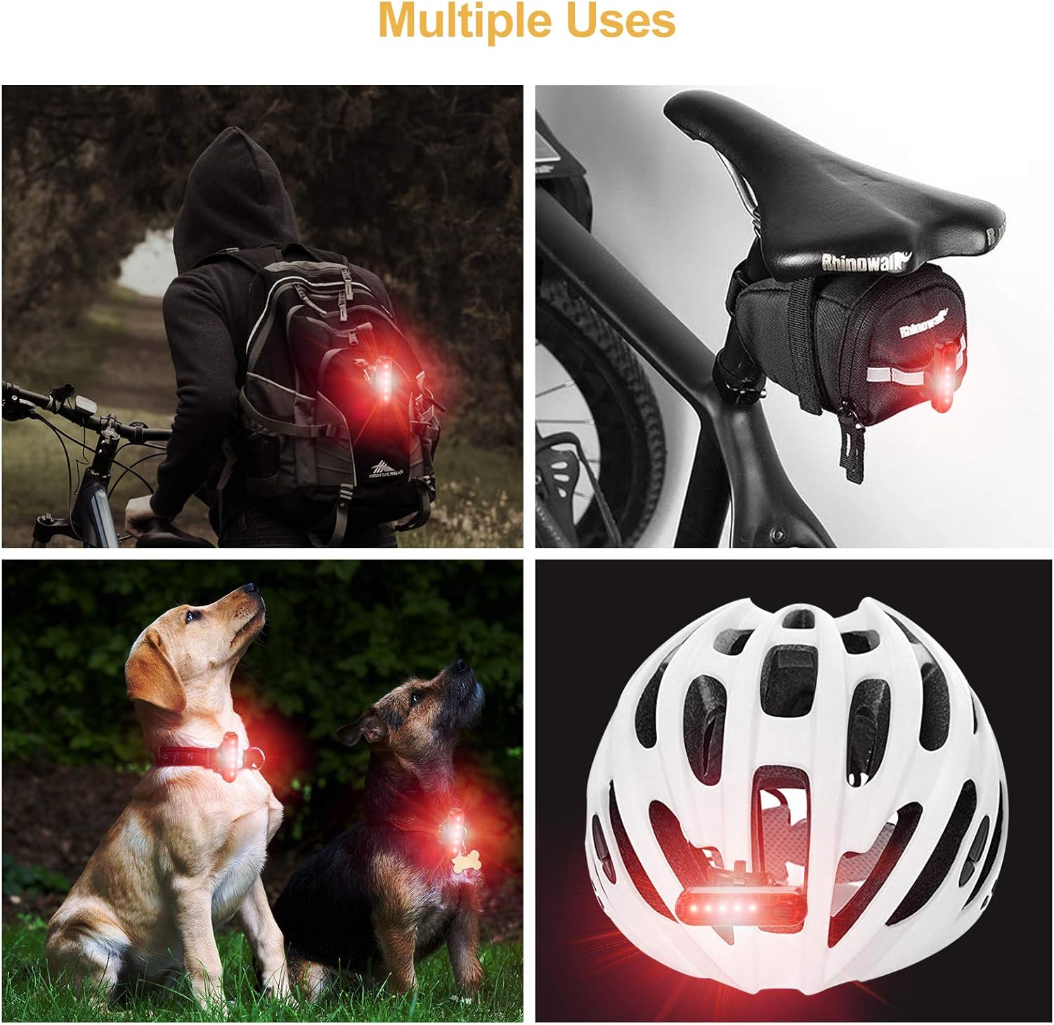 Electric Bike & Scooter Tail Lights 2 Pack
