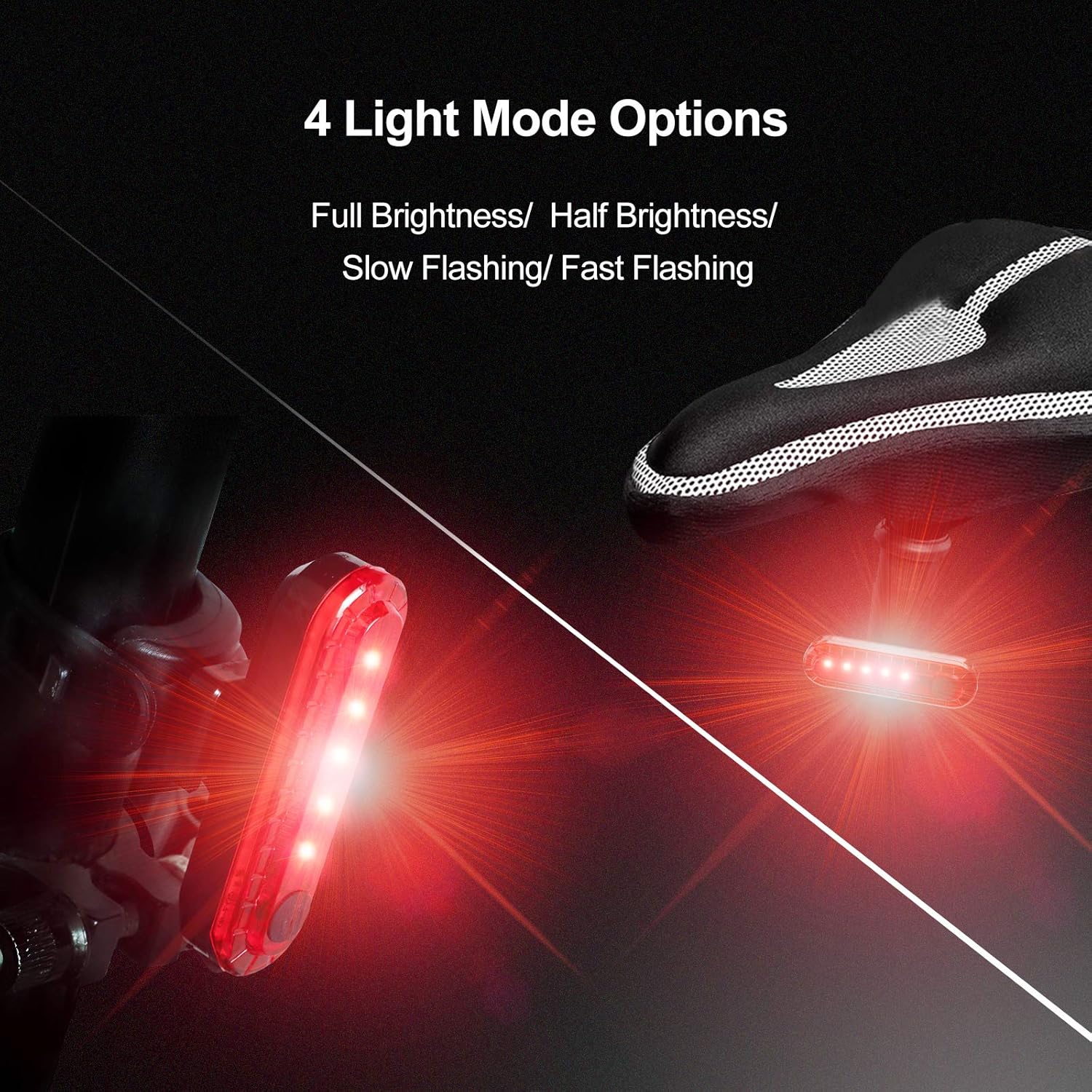 Electric Bike & Scooter Tail Lights 2 Pack