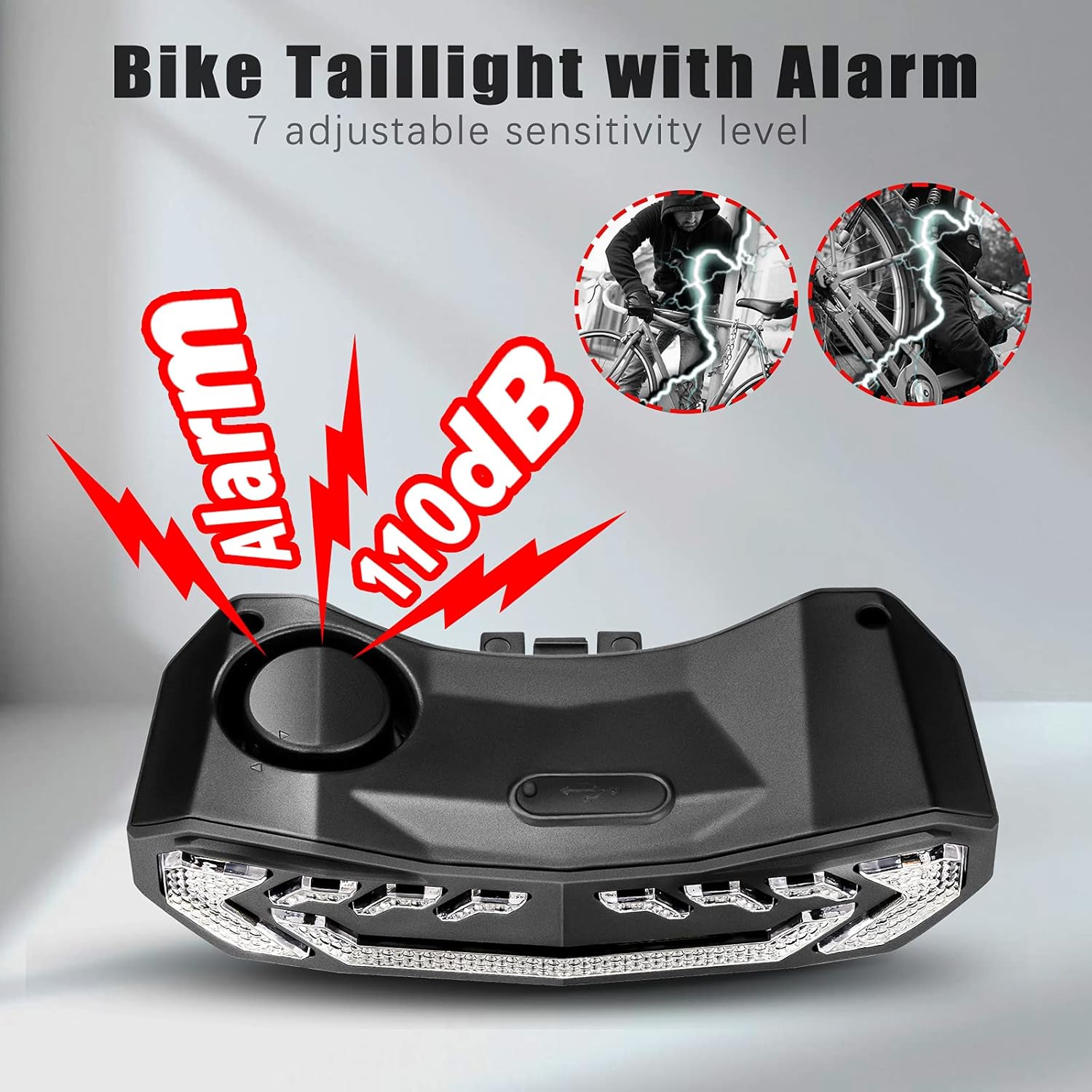 Smart Scooter Light with Turn Signals & Alarm & Horn