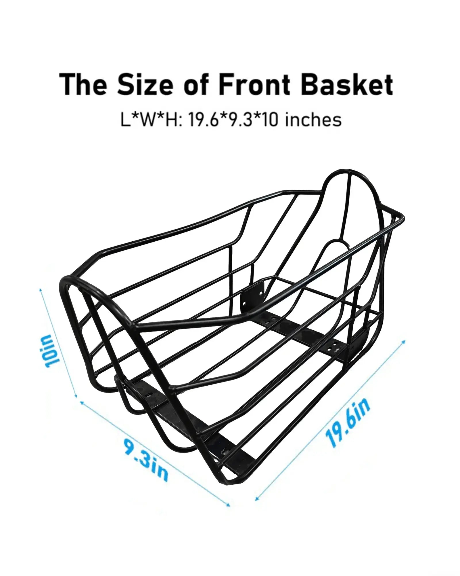 Detachable Front Cargo Basket for Electric Scooter (No Pedals, No Screws) - Gyroor C1pro