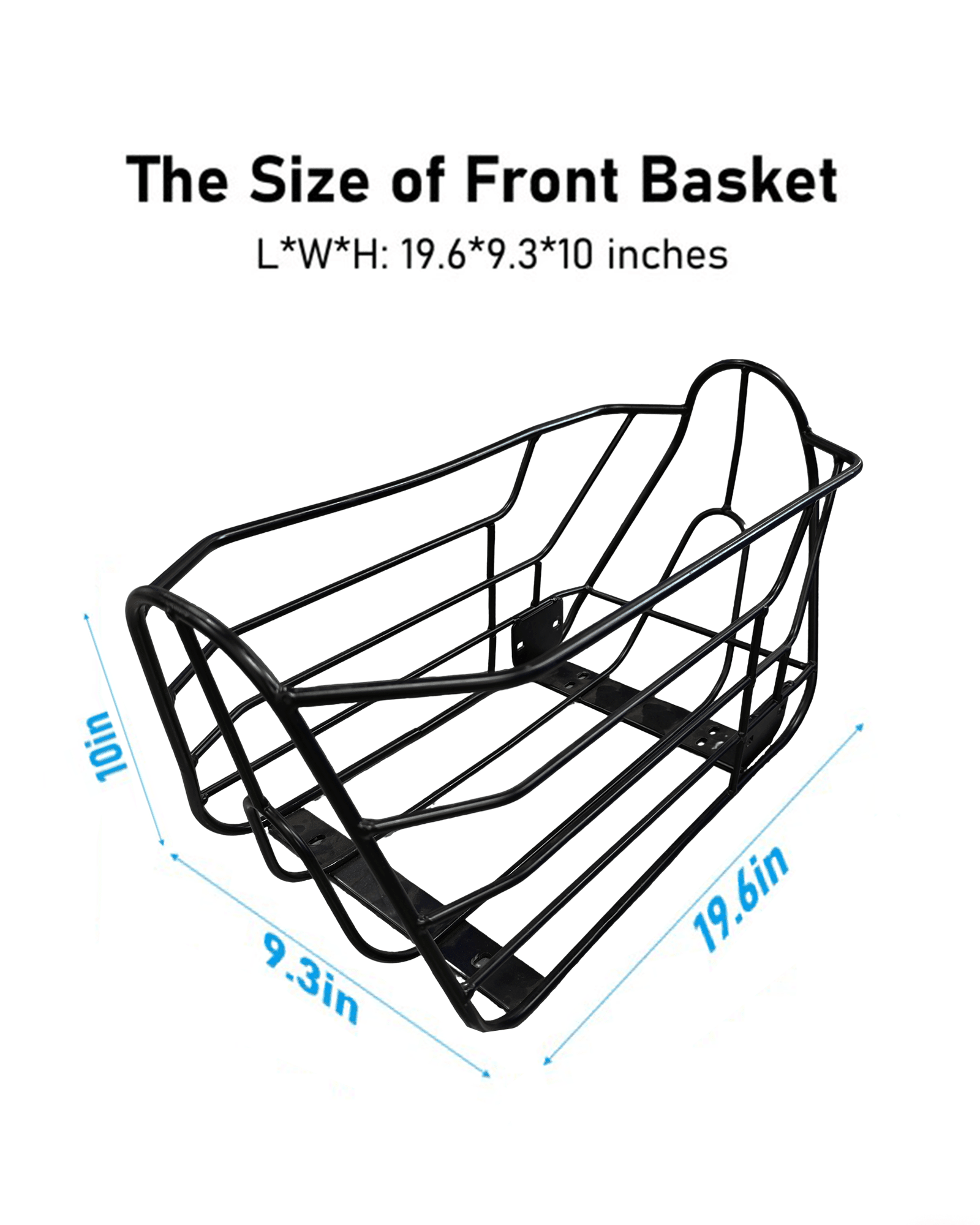 Detachable Front Cargo Basket for Electric Scooter (No Pedals, No Screws) - Gyroor C1pro