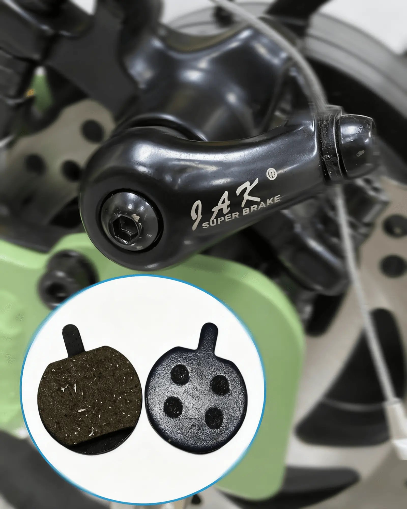 Gyroor Disc Brake Pads Old Brake Pads New Brake Pads
