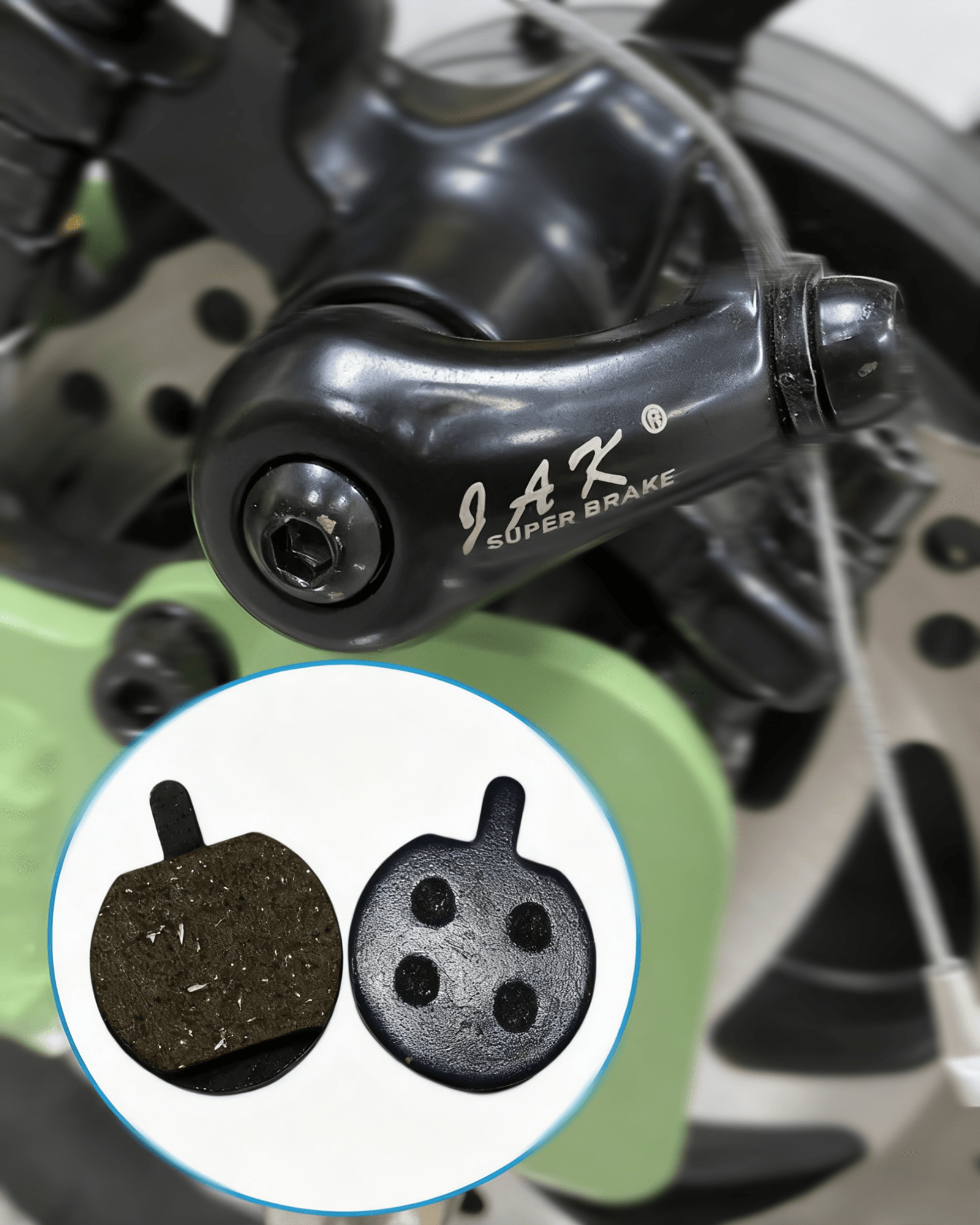 Gyroor Disc Brake Pads Old Brake Pads New Brake Pads