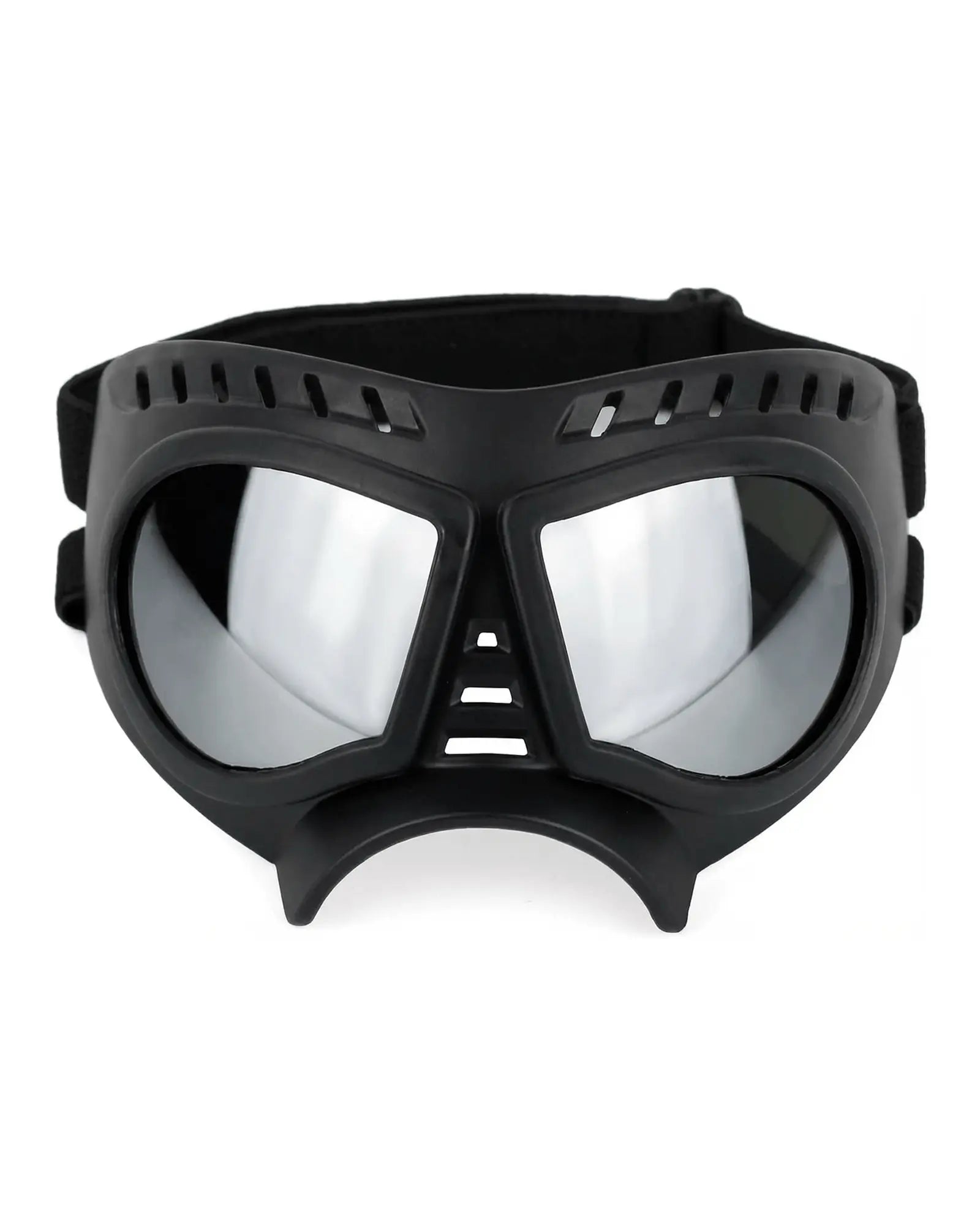 Dog Goggles with Adjustable Strap Dog-Goggles-Silver-lens Dog-Goggles-Blue-lens
