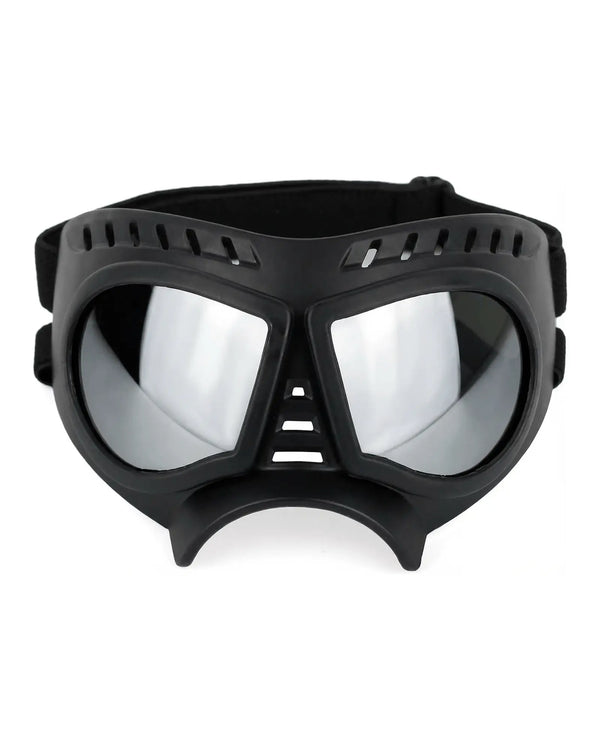 Dog Goggles with Adjustable Strap Dog-Goggles-Silver-lens Dog-Goggles-Blue-lens