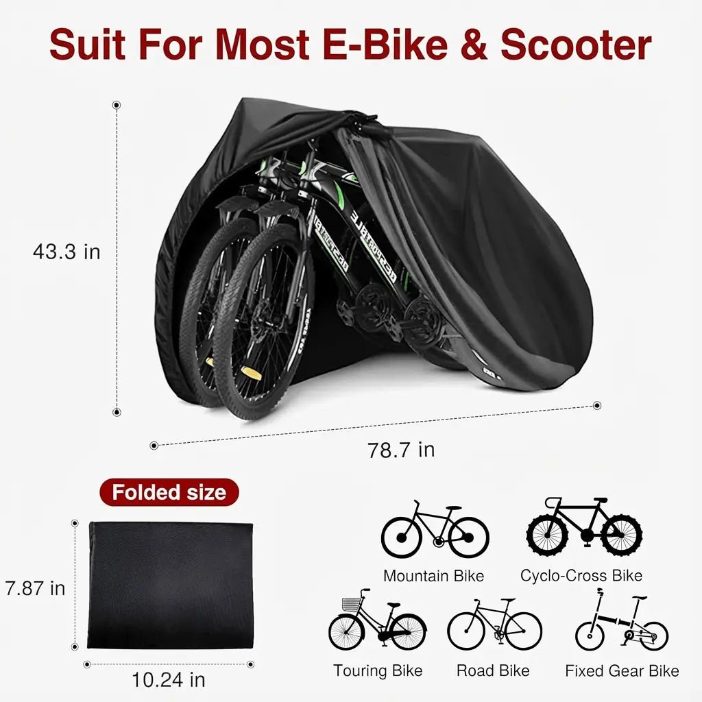 Outdoor Waterproof E-Bike & Scooter Covers Cover