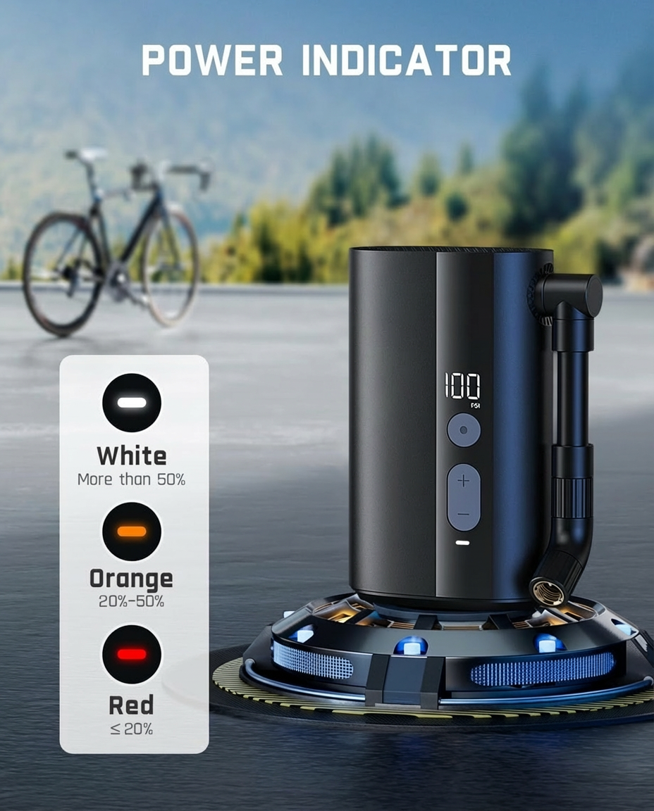 Mini Electric Air Pump for Electric Bike & Scooter