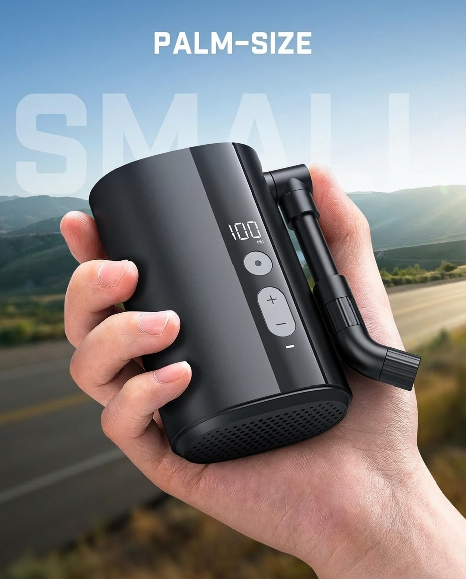 Mini Electric Air Pump for Electric Bike & Scooter