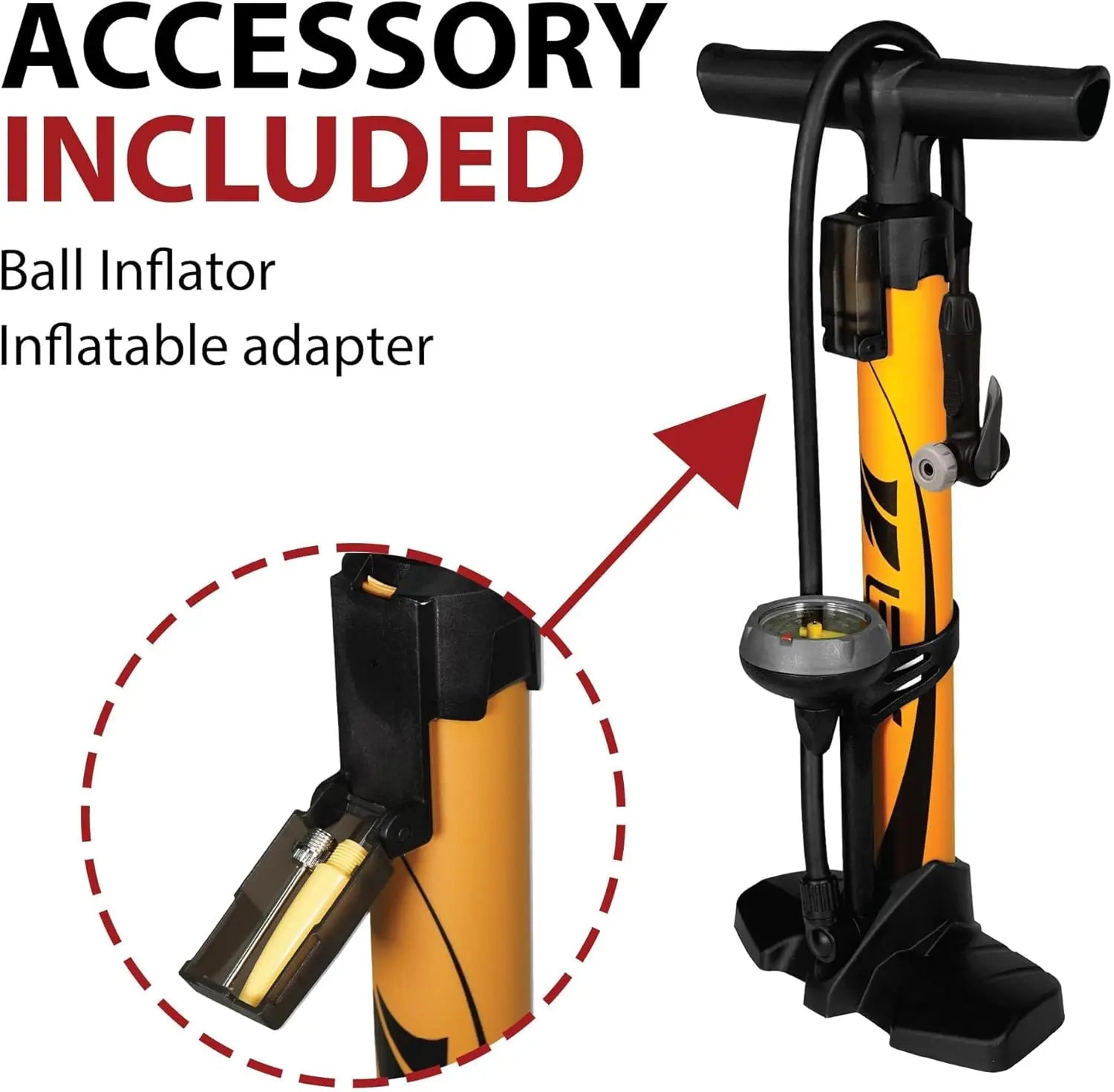 Gyroor Floor Pump for E-bike & scooter Floor-Pump