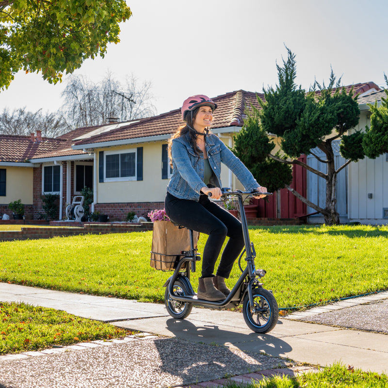 Electric Scooter with Seat | Gyroor C1