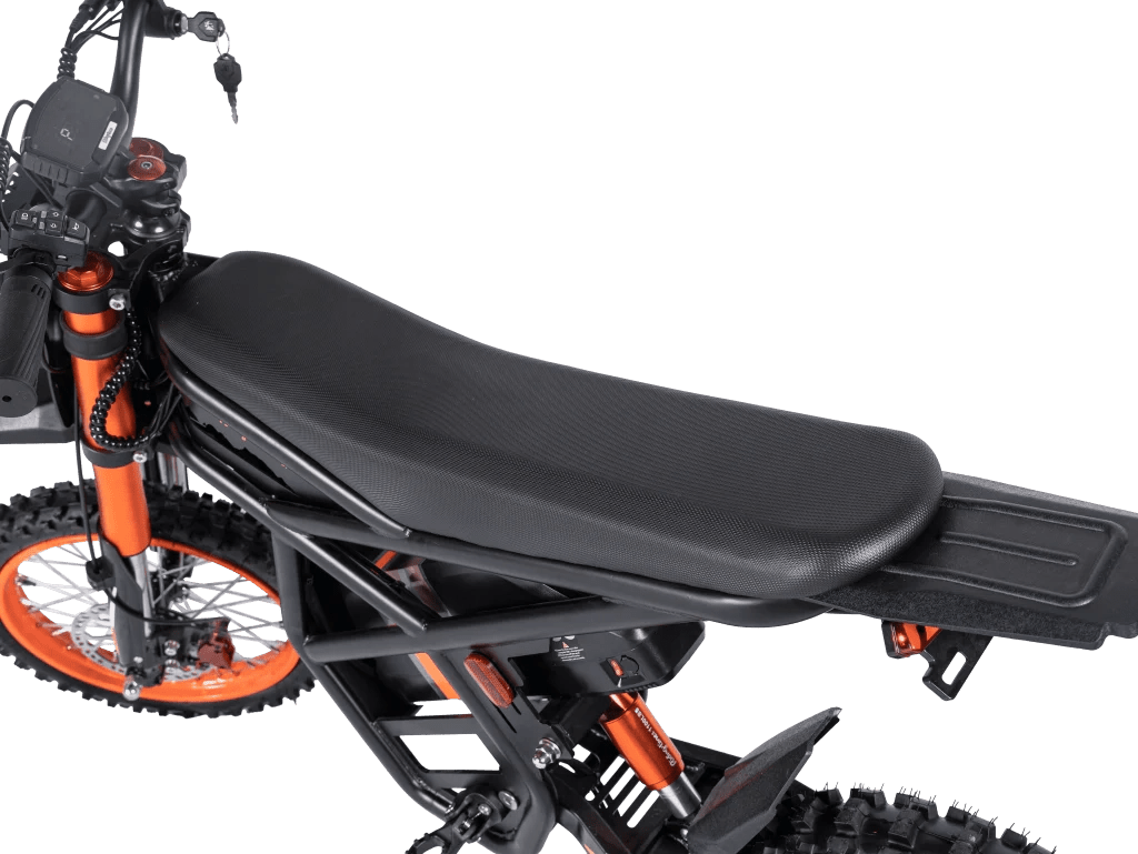 Vélo de saleté électrique, moto électrique 2400W (pic), max 37 mph et 85 milles de longueur (amélioré)