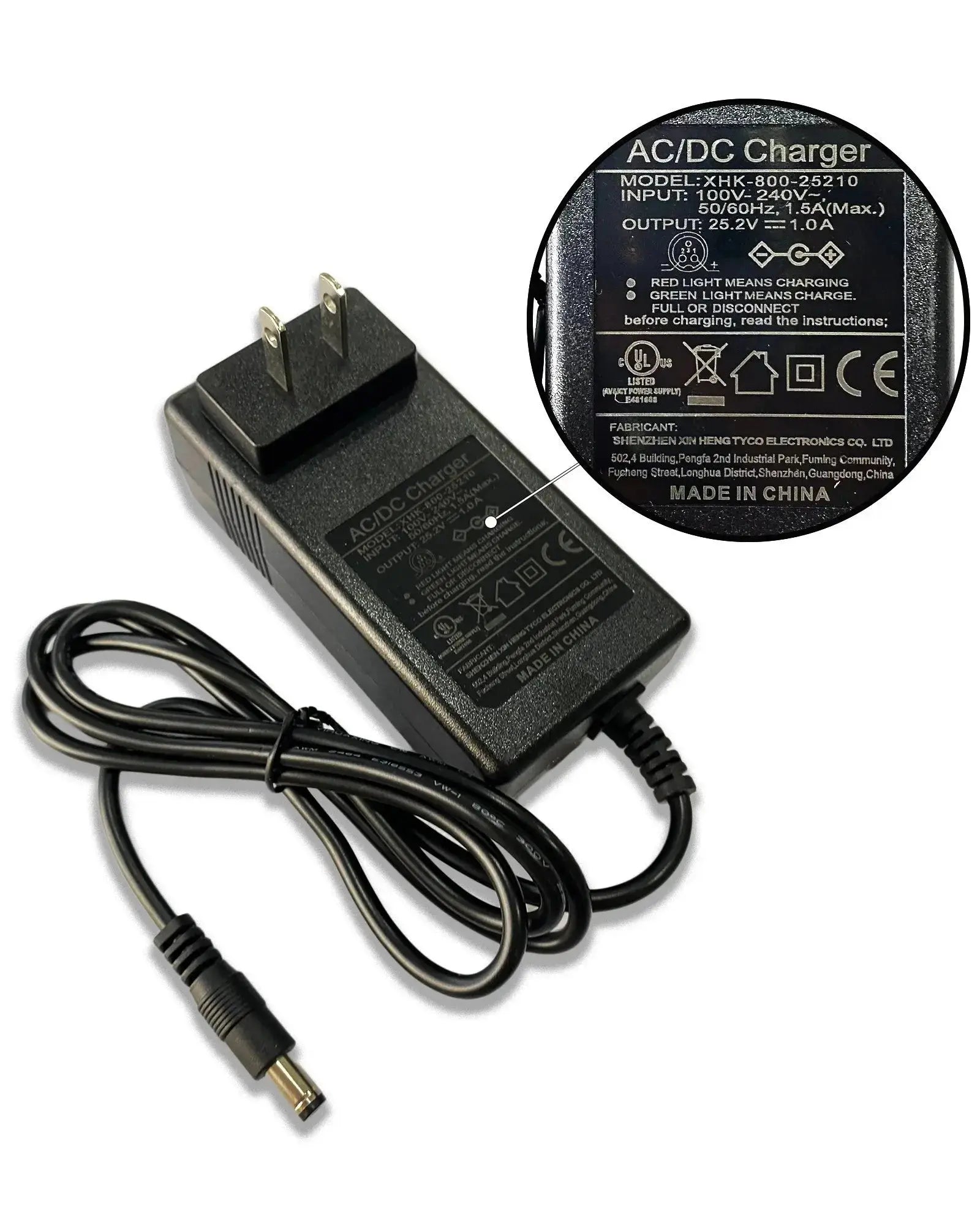 Electric Scooter Charger 25.2V 1A - Gyroor H40