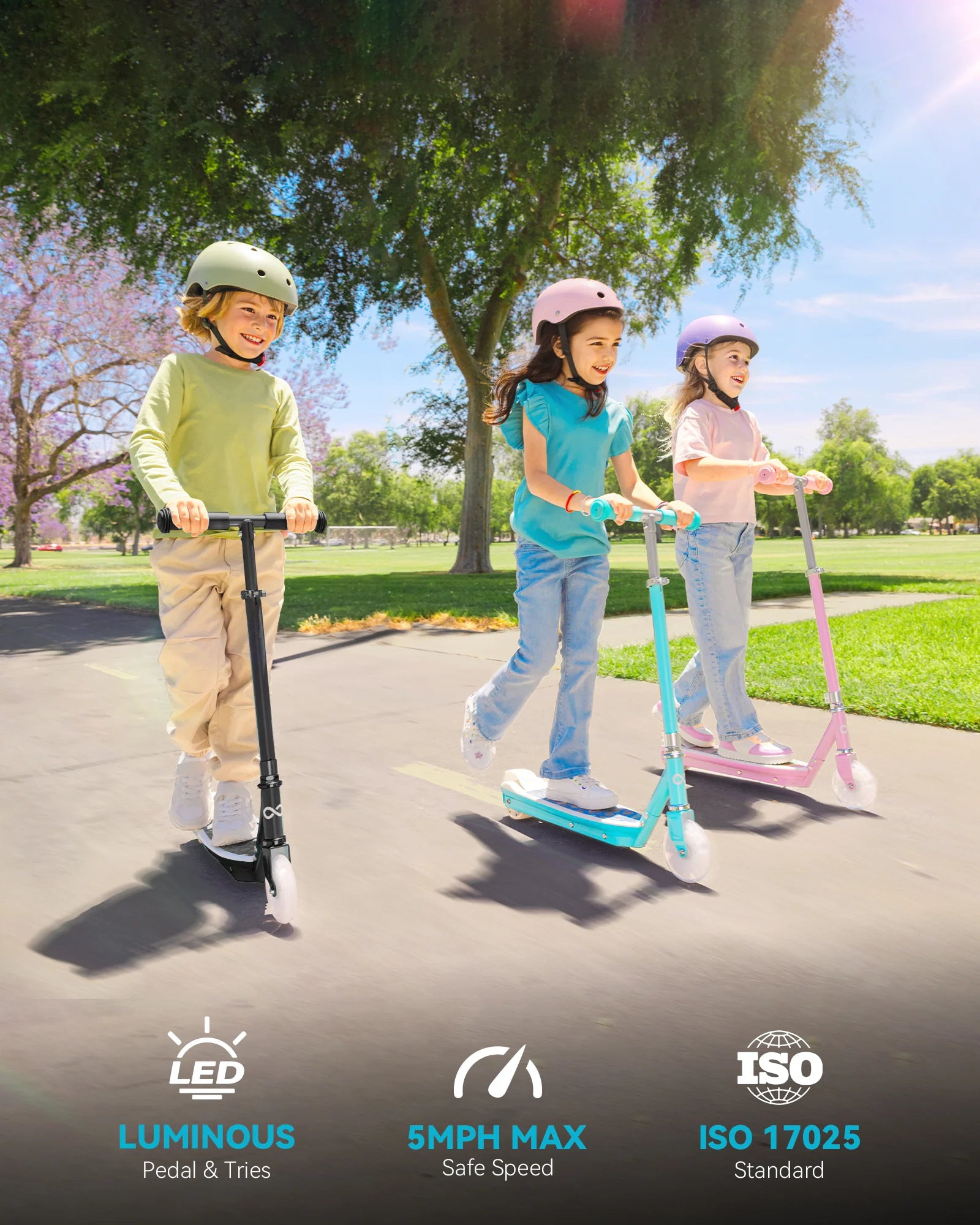 Gyroor KS2 kids electric scooter with safe speed 5 mph