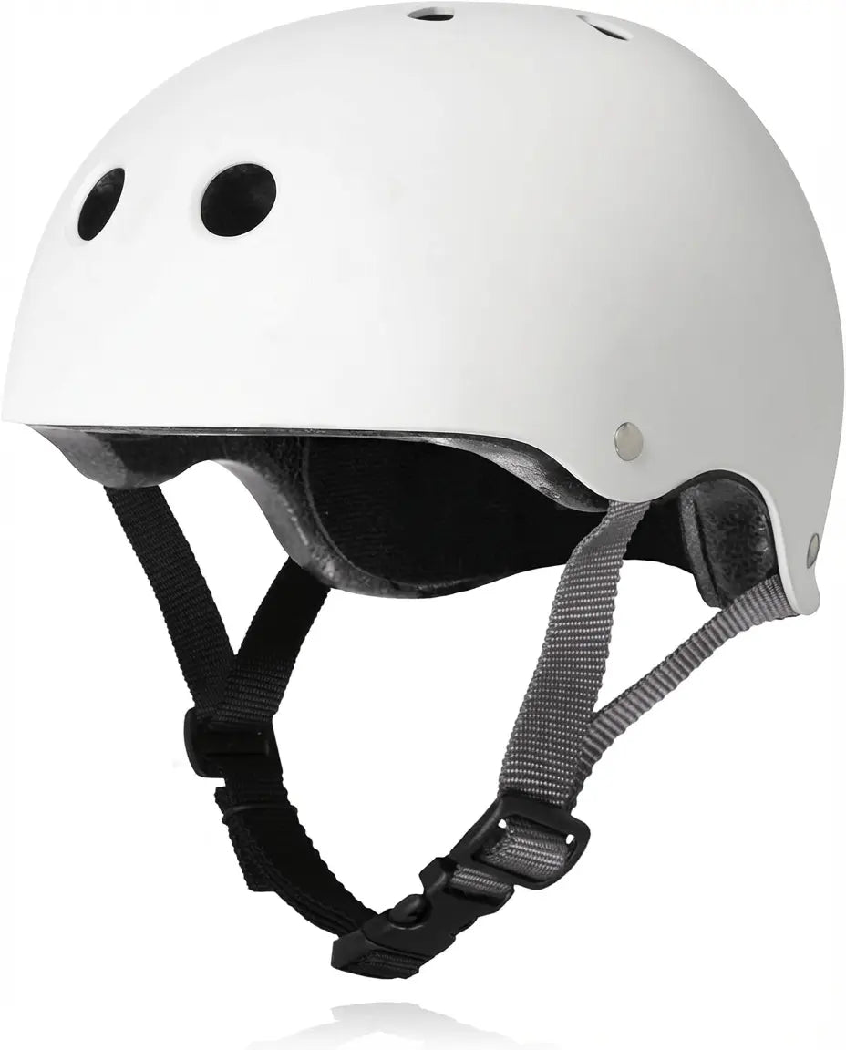 Adjustable Youth Helmet for Boys & Girls Helmet-Black-5 Helmet-Black-8 Helmet-Black-14 Helmet-White-5 Helmet-White-8 Helmet-White-14