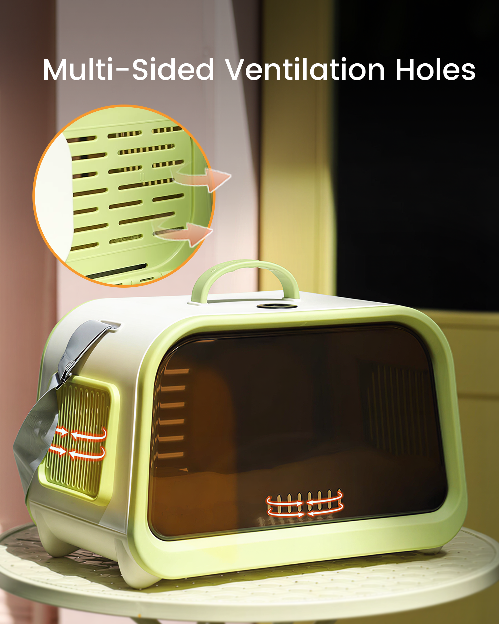 Portable Pet Carrier Bag: Comfort for Cats & Small Dogs on Travel & Vet Visits