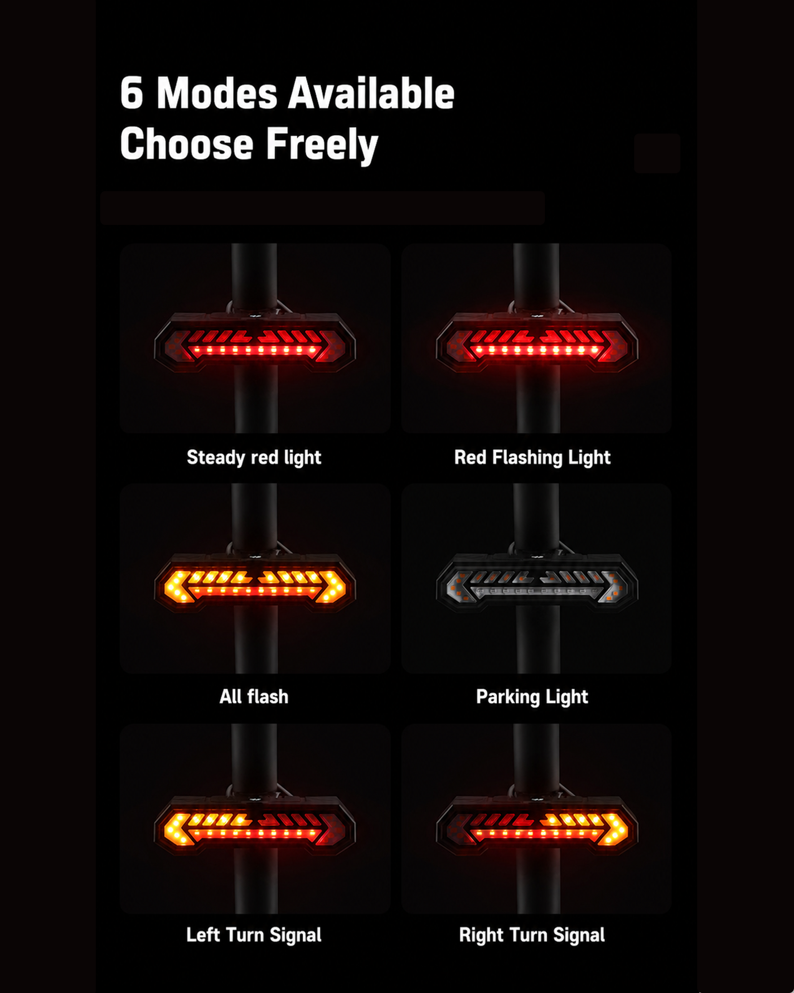 Turn Signals for Electric Bike & Scooter