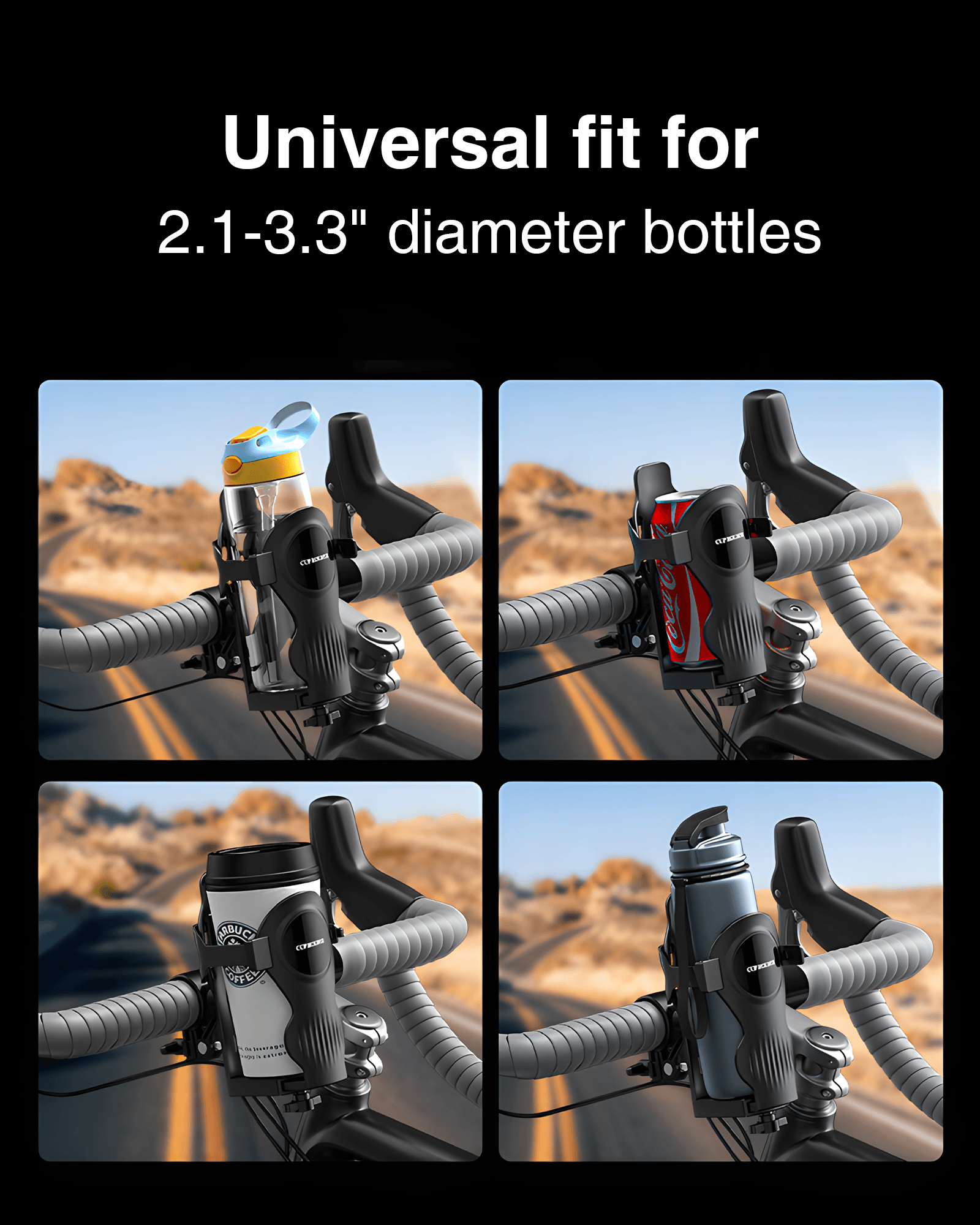 Gyroor 360° Rotation Cup Holder for Electric Bike & Electric Scooter