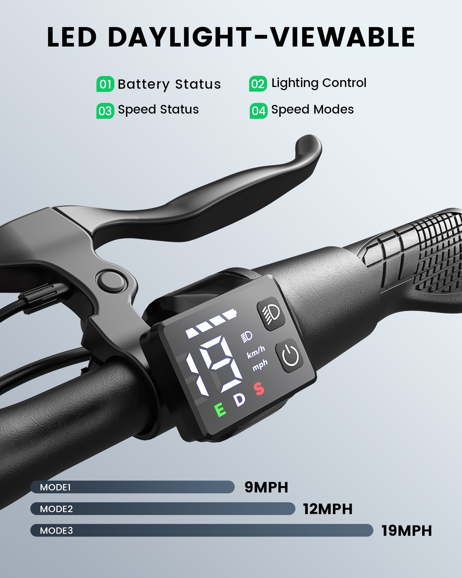 <tc>Gyroor</tc> Bicicleta eléctrica C3 para adultos 450W