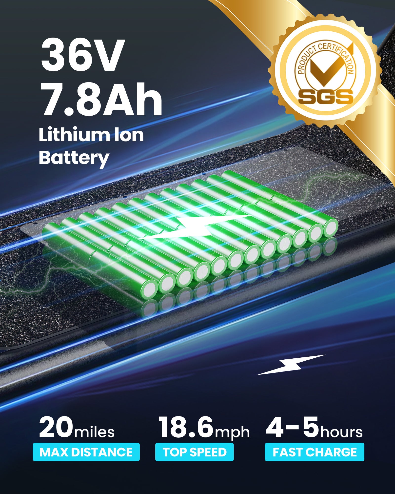 Gyroor 450W C1 Electric Scooter with Seat & Carry Basket