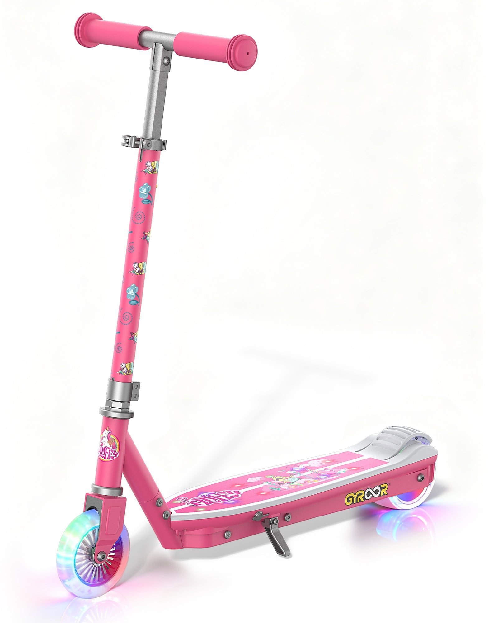 Minions | Gyroor Kids Electric Scooter with Adjustable Height and Adjustable Handlebar