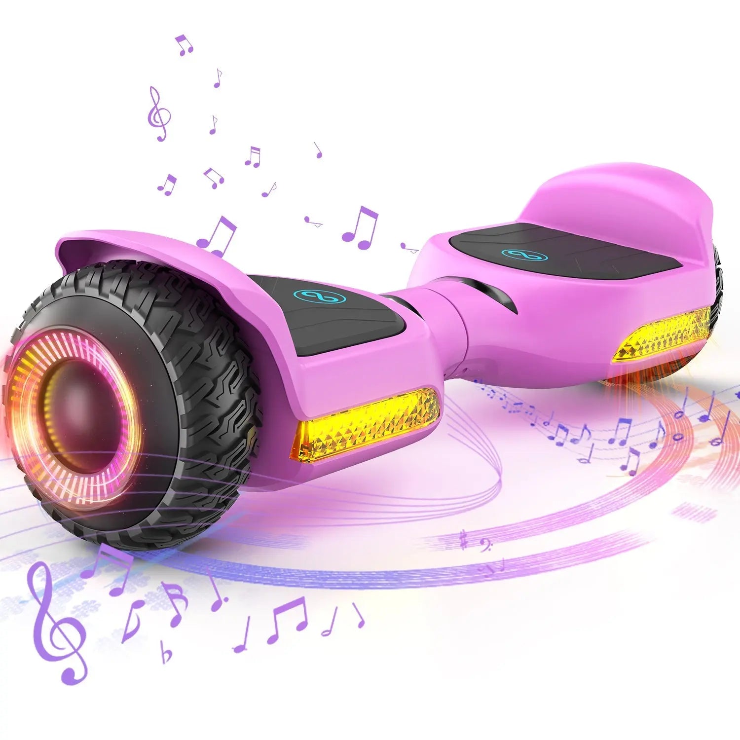 Gyroor G13 hoverboard balancing scooter in pink