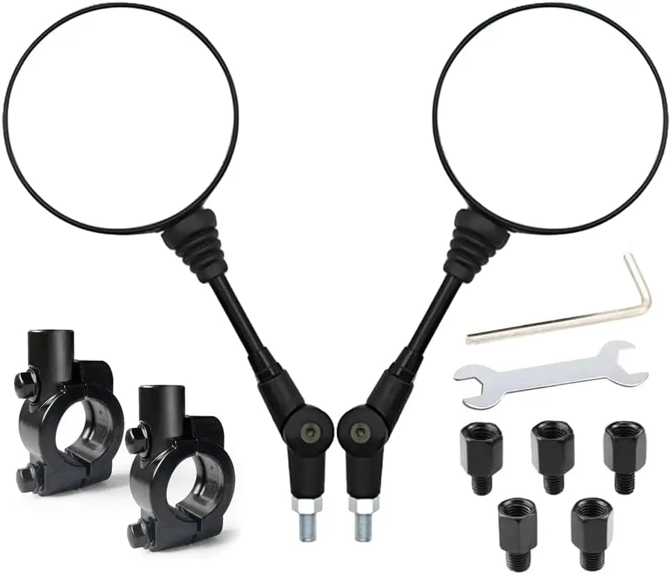 Gyroor Round Folding Mirrors – E-Bike & Scooter Mirrors GYROOR