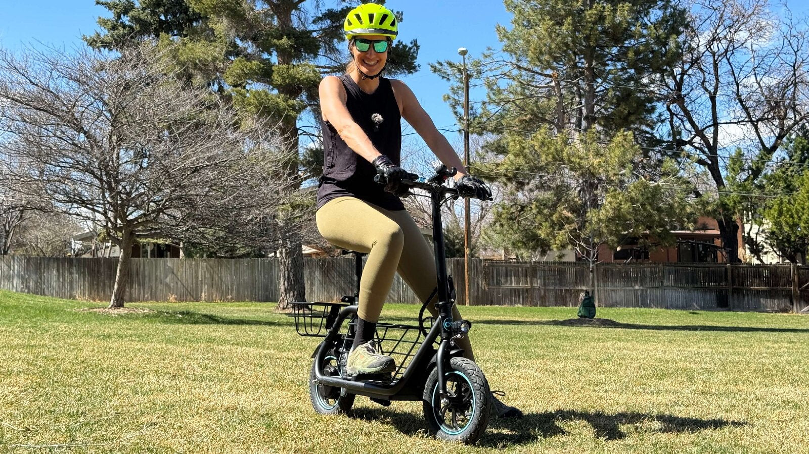 sit on electric scooter