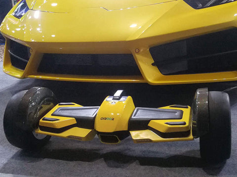 Review of Fastest Unique Design Hoverboard Gyroor F1 In Yellow Color