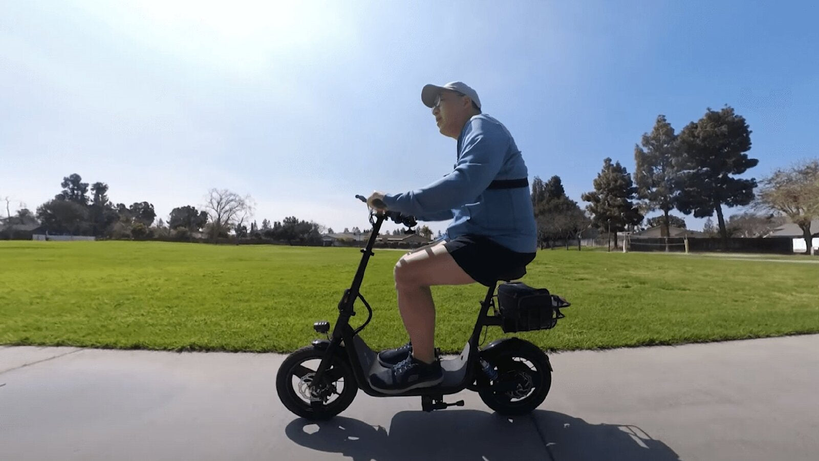 Electric Scooter With Seat