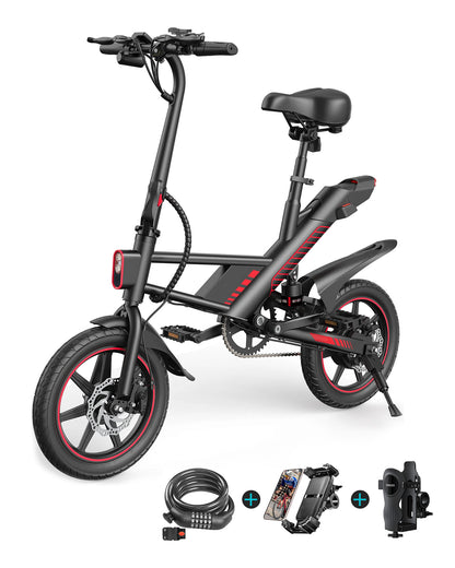 Gyroor C3 Electric Bike 700W Commuter Essentials Kit