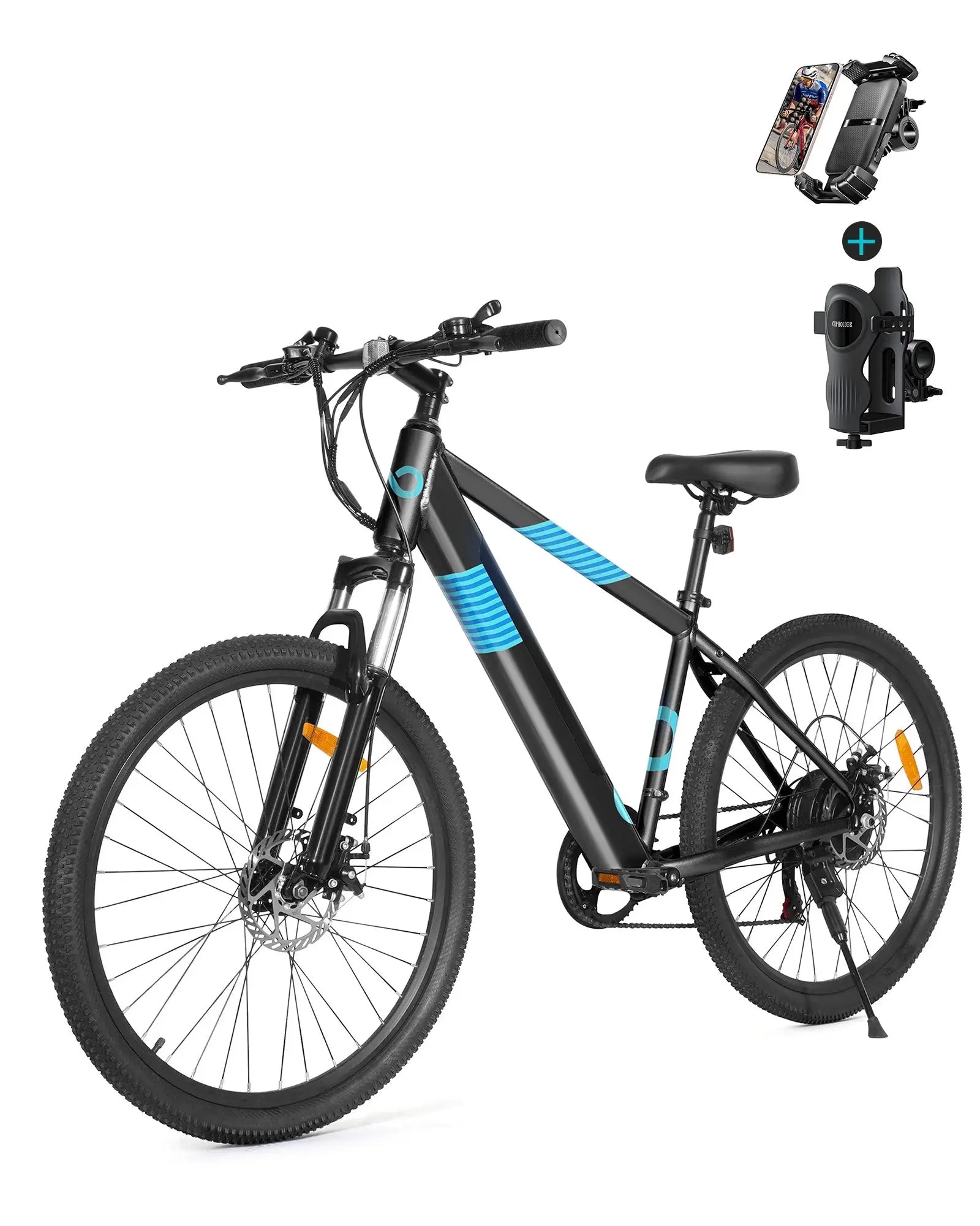 Gyroor EB262 electric bike in blue with 450w motor