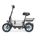 Gyroor C1Plus 1000W Electric Scooter with Dual Baskets for Pets & Cargo