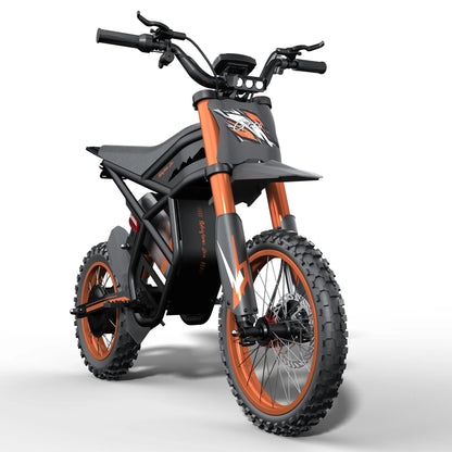 Gyroor GT54 electric dirt bike 2000W peak hub motor detail