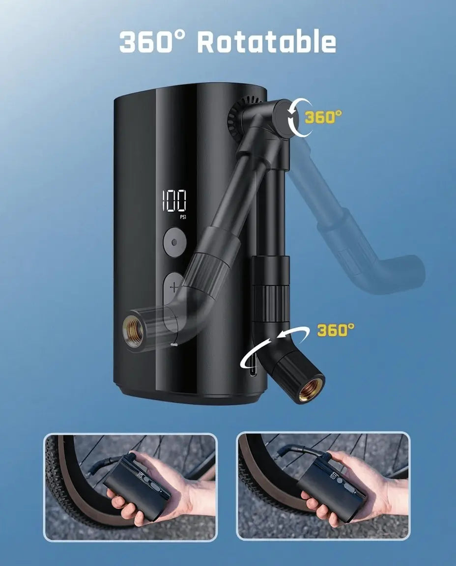 Mini Electric Air Pump for Electric Bike & Scooter Electric-Air-Pump