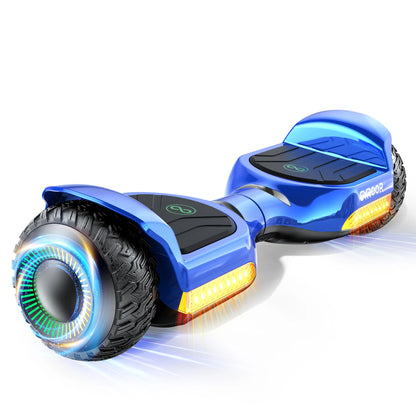 Gyroor Hoverboard New G13 All Terrain Hoverboard with LED Lights, Off Road Hoverboard with Bluetooth for Kids ages 6-12 and Adults