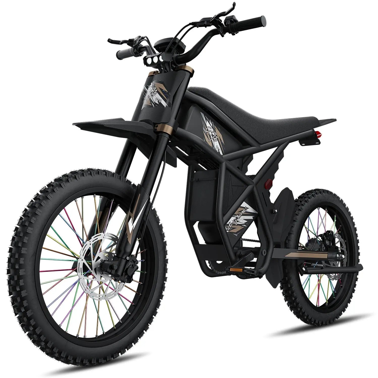 Gyroor GT73Pro electric dirt bike hydraulic disc brakes detail