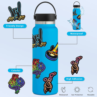 Cool Neon Stickers 200 PCS