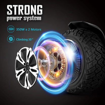 Gyroor G2 go-kart bundle steering and seat close-up