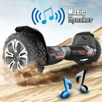Gyroor G2 all-terrain hoverboard off-road with music speaker