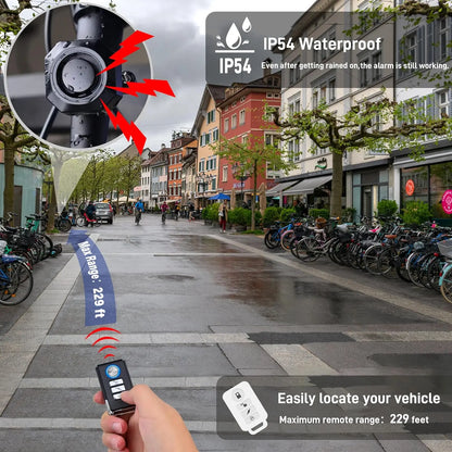 Anti-Theft Alarm for Electric Scooters & Electric Bike Alarm