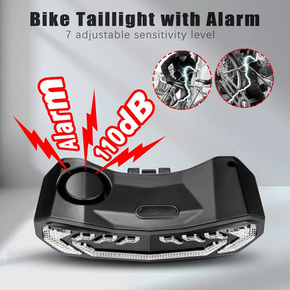 Smart Scooter Light with Turn Signals & Alarm & Horn
